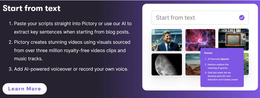 Pictory AI video generator